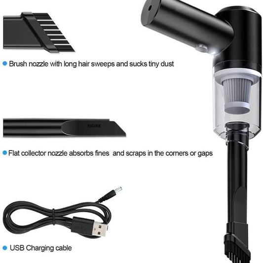3 in 1 Portable Car Vacuum Cleaner