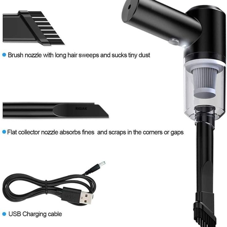 3 in 1 Portable Car Vacuum Cleaner